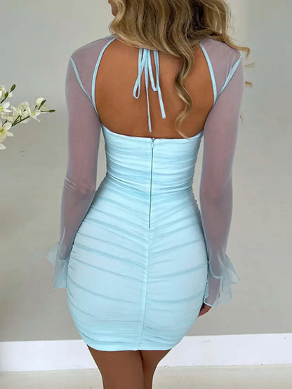 Elegant Backless Sexy Mini Dresses (various styles & colors)