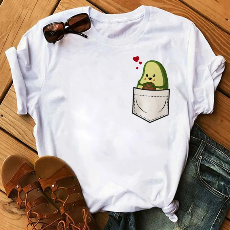 Cartoon Avocado T-Shirt (various prints & styles)