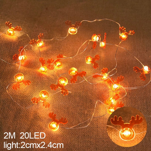 LED Snowflake Christmas Lights