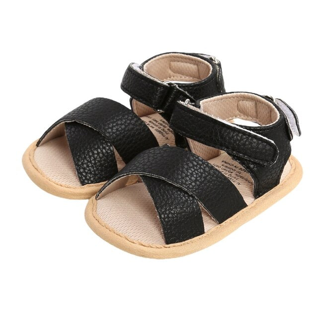 Unisex Baby Leather Sandals (6 colors & styles)