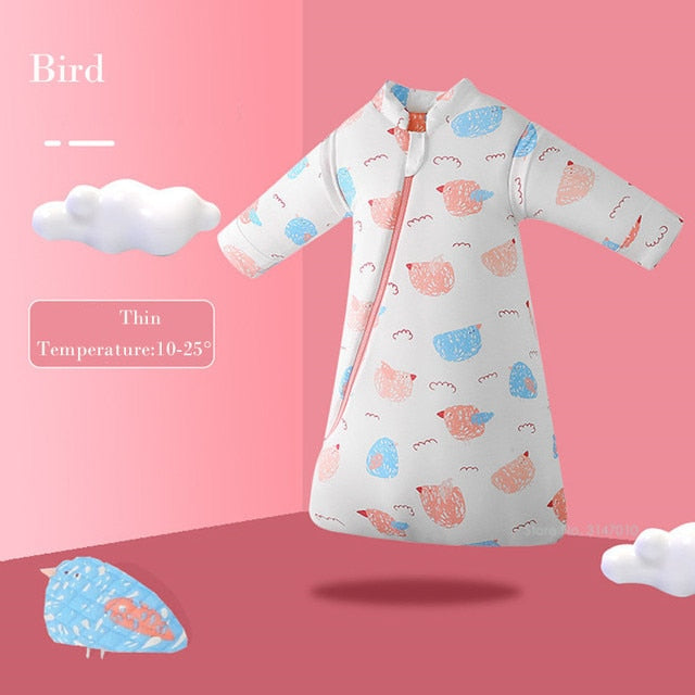 Cute Cotton Baby PJ-Sleeping Bag (various animals & themes)