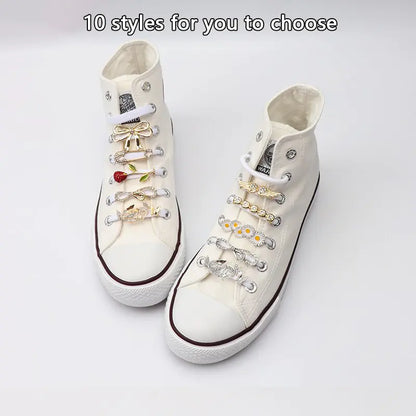 Metal Shoe Rhinestone Charms for Sneakers