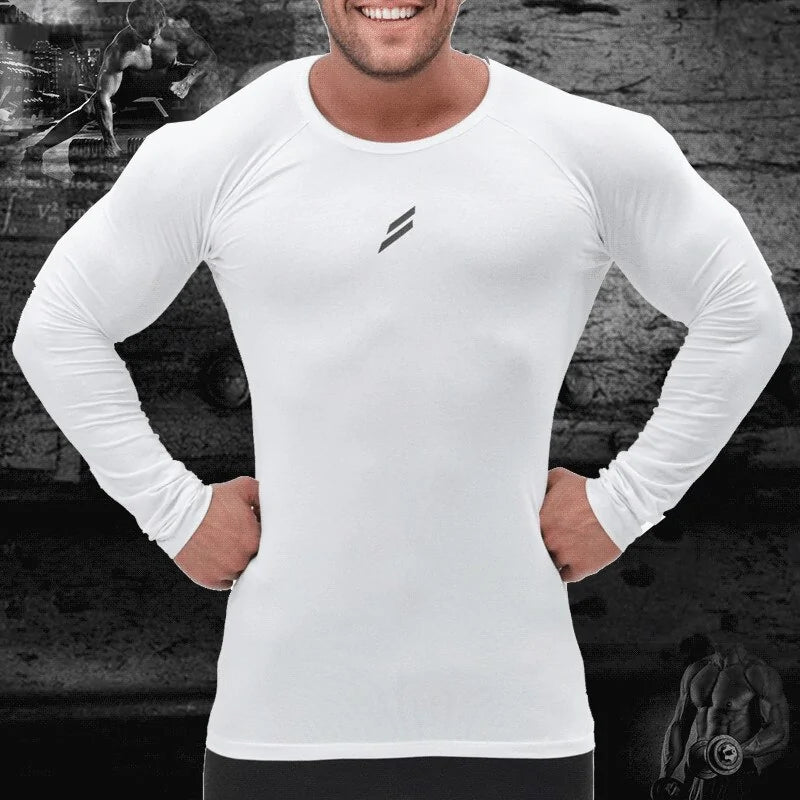 Men's Slim Fit Long Sleeve T-shirts (various colors l