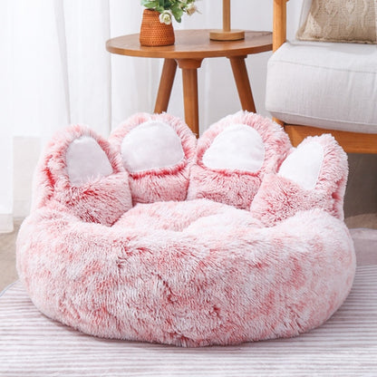 Pet Bed - Bear Paw Shaped Bed