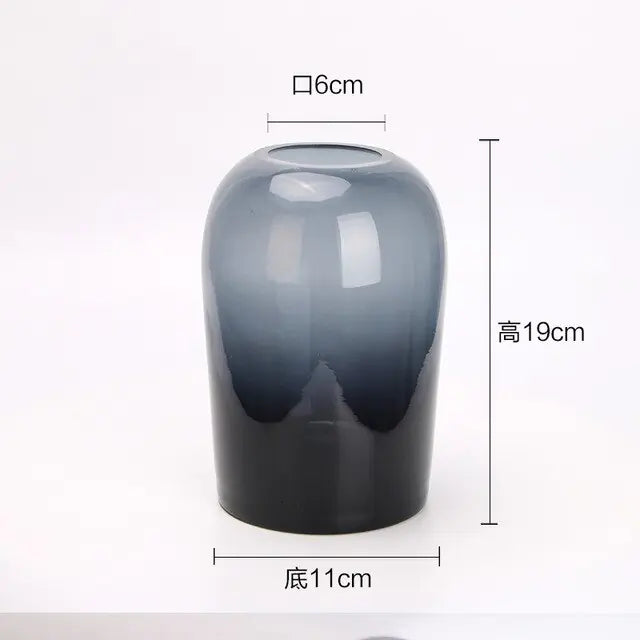 European Style Simple Vase Creative INS Glass Flower Ware (various styles)