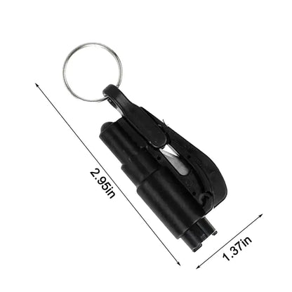 2 in 1 Car Safety Hammer Keychain