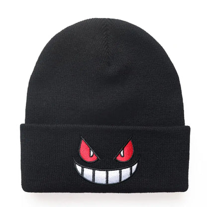 Cartoon Mouth Eyes Beanie