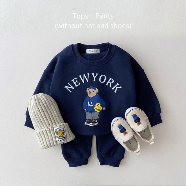 Baby Casual Hoodie & Pants Set