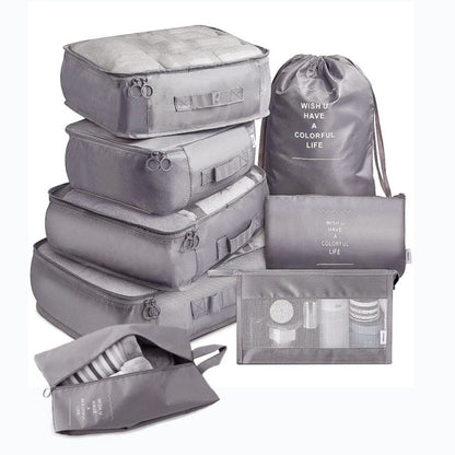 8Pcs/set Large Capacity Travel Organizer Bags