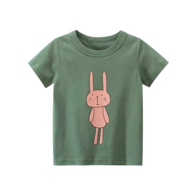 Children's Cartoon Short Sleeve T-Shirt