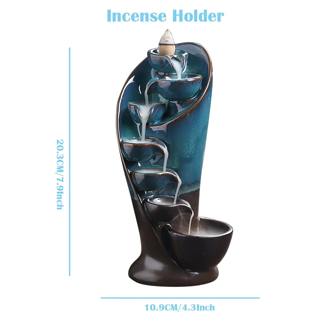 Waterfall Incense Burners