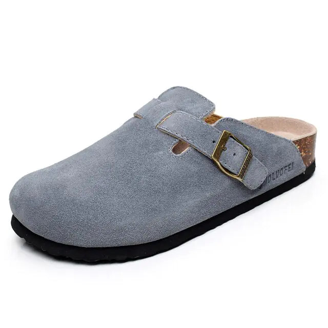 Baotou Women (unisex) Closed Toe Cork Slippers