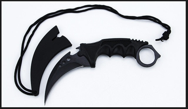 Foldable Three-eye Pure color Claw Knife