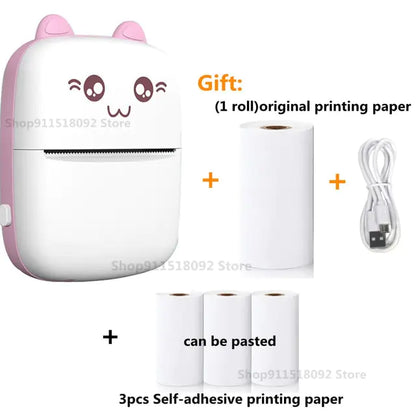 Cat Shape Mini Printer