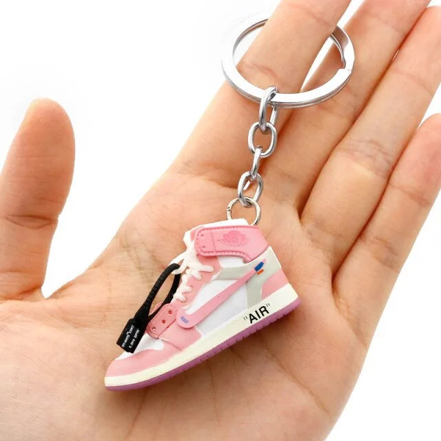 3D Sneaker Shoe Keychains