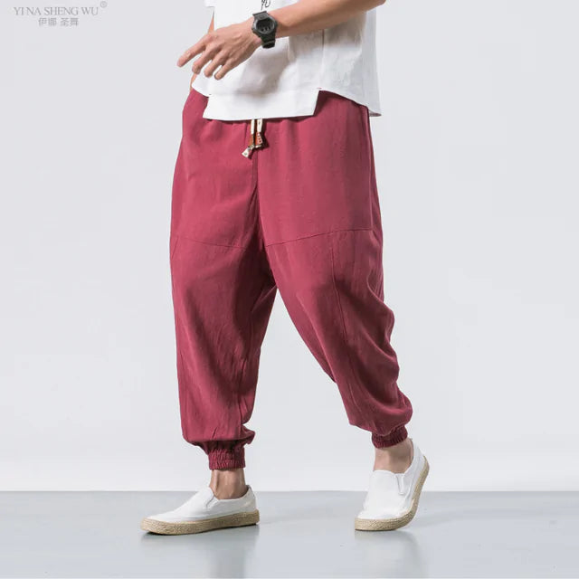 Men's Kimono Haori Trousers (various colors)