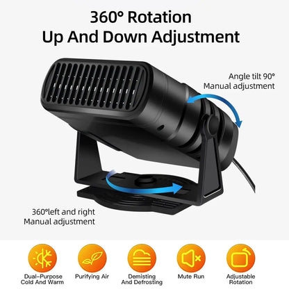 Portable Car Heater/Cooler & Defroster