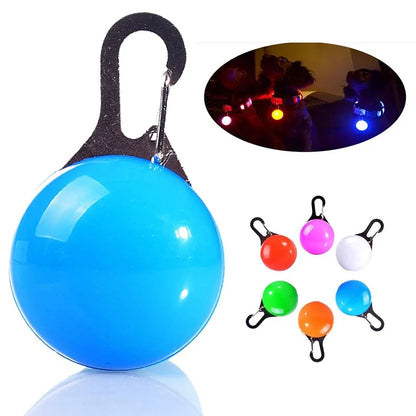 Pet Glowing Night Safety Collar Pendant