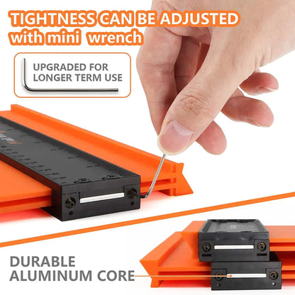 Contour Gauge Profile Duplicator Tool - Accurate & Easy Precise Shape Duplication