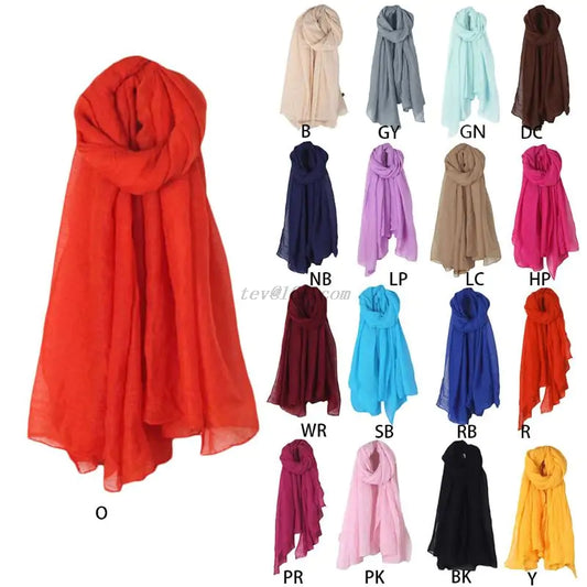 Women's Long Scarf Wrap (3 shades)