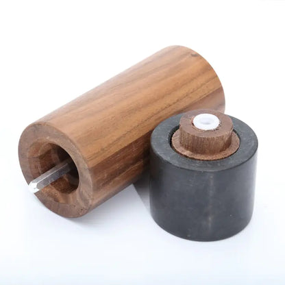 Wooden Marble Pepper Grinder Mill