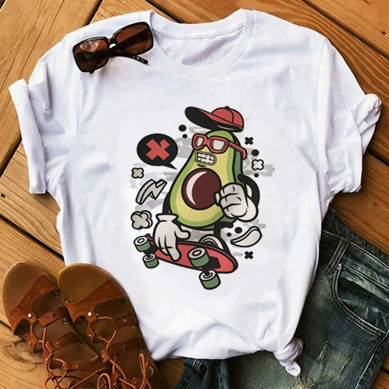 Cartoon Avocado T-Shirt (various prints & styles)