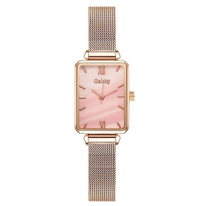 Square Quartz Watch & Optional Complimentary Bangle