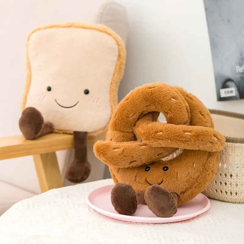 Cartoon Figure Bread Plush Toy (11 varieties)