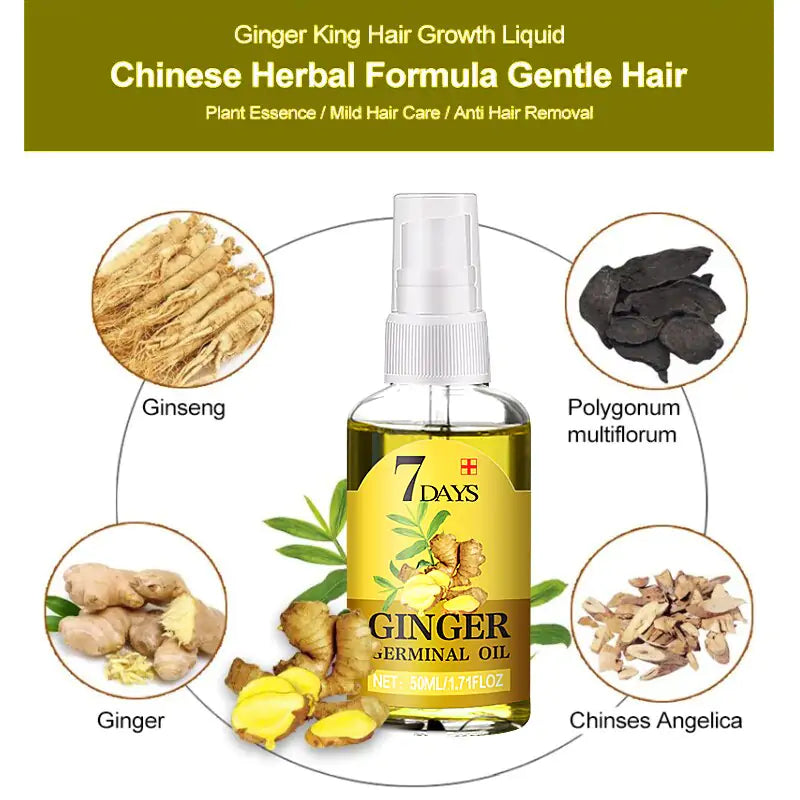 Ginger Extract Hair Growth Hair Spray