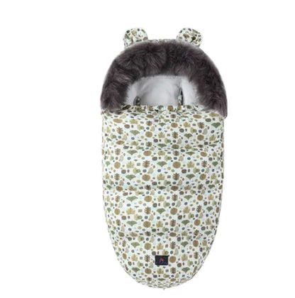 Baby Sleeping Bag with Fur Collar (various colors)