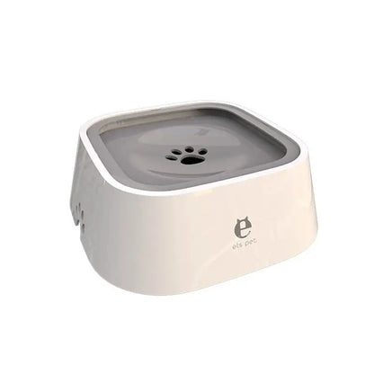 No-Spill Pet Food & Water Bowls with Reservoir