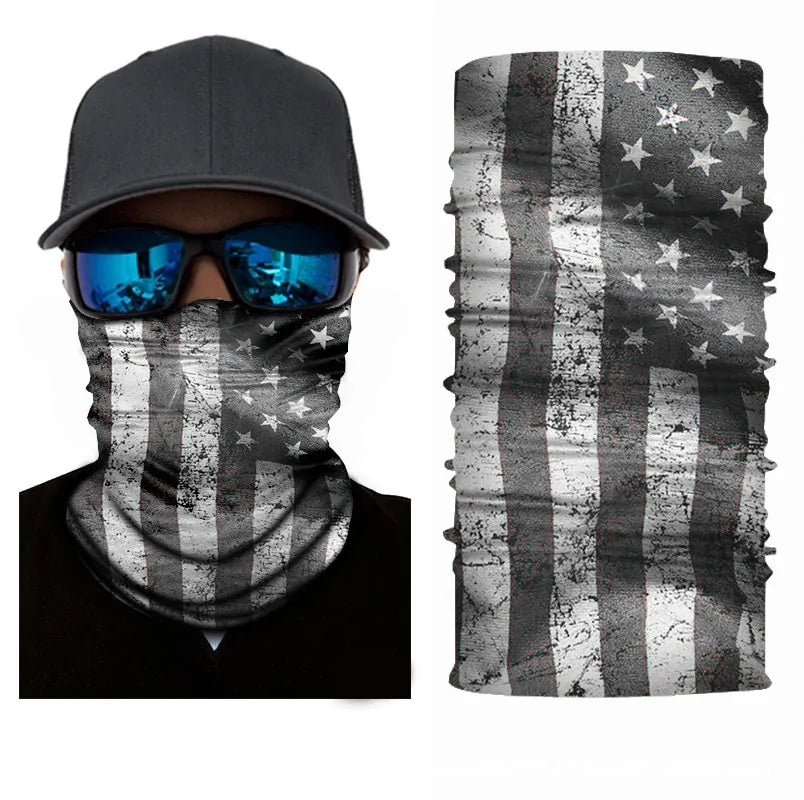 Flag Face Bandana: Multi-functional Outdoor Accessory