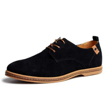 Suede Oxfords Men Leather Shoes (various colors)