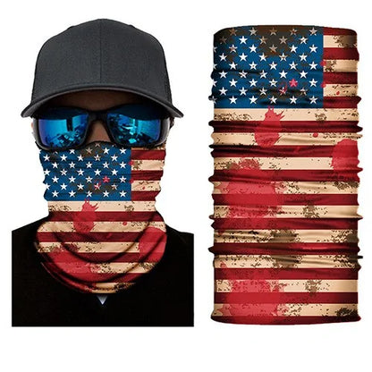 Flag Face Bandana: Multi-functional Outdoor Accessory