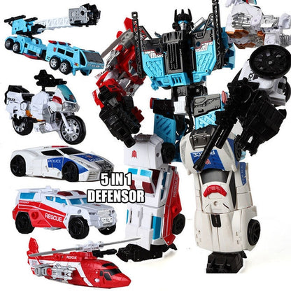 5-in-1 Combiners Transformation Action Figure