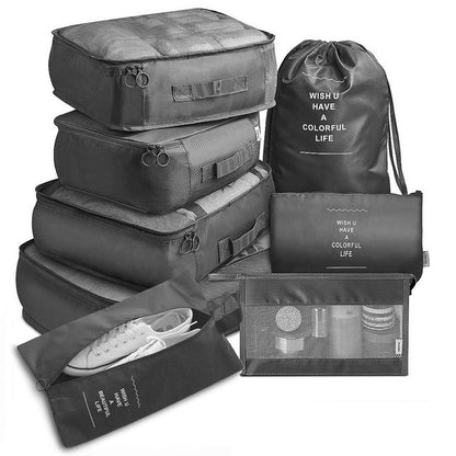 8Pcs/set Large Capacity Travel Organizer Bags