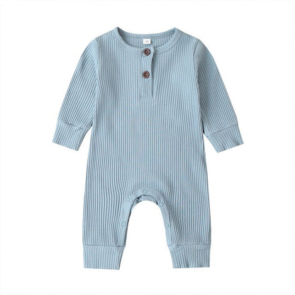 Long Sleeve Baby Romper (7 colors)