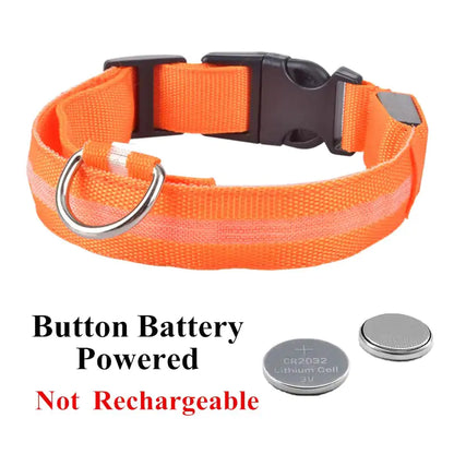 Adjustable Glowing LED Pet Collar