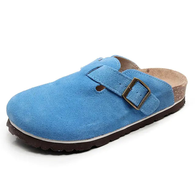 Baotou Women (unisex) Closed Toe Cork Slippers