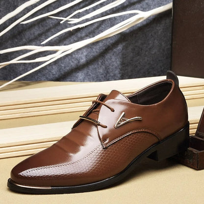 Men's Casual Leather Shoes (brown & black)