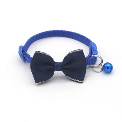 Cat Bow & Bell Collar