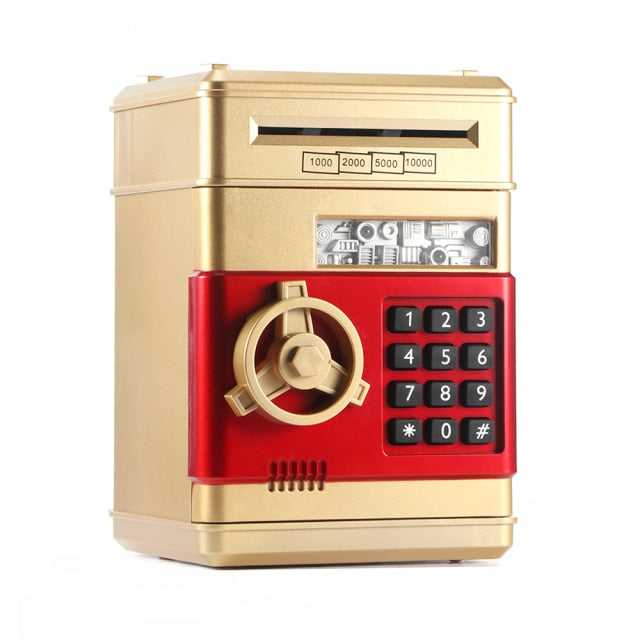 Electronic Piggy Bank ATM Password Money Box