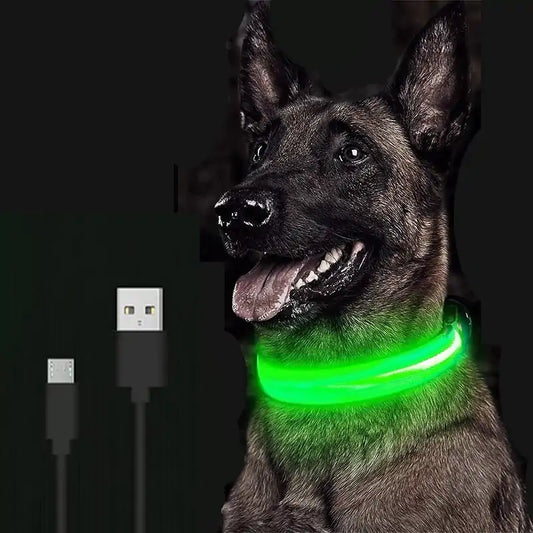 Adjustable Glowing LED Pet Collar