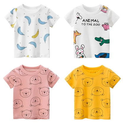 Children's Cartoon Short Sleeve T-Shirt