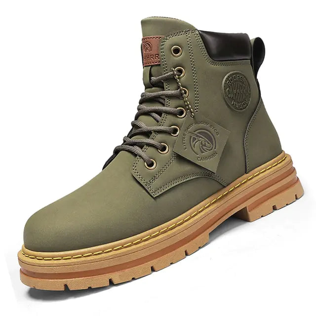 Men's (unisex) High Top Leather Boots (various colors)