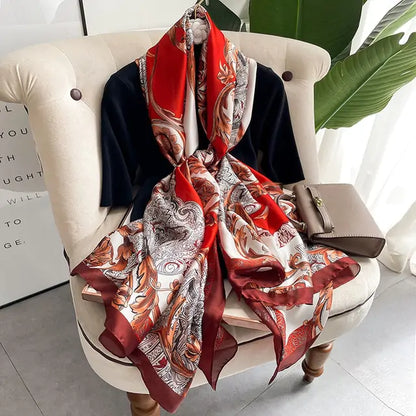 Luxury Silk Scarf (various colors)