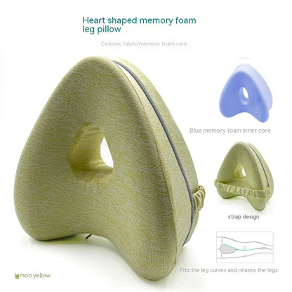 Heart-Shaped Memory Foam Contour Legacy Leg Pillow