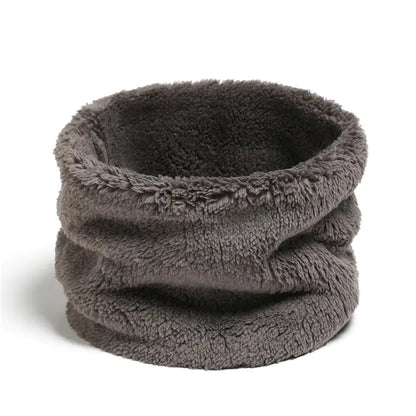 Solid Thick Plush Ring Scarf (various colors)