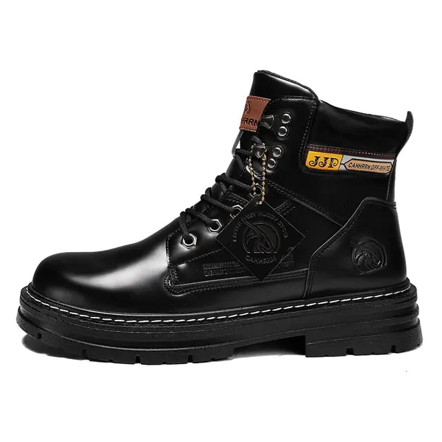 Men's (unisex) High Top Leather Boots (various colors)