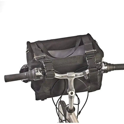 Dog Bicycle Basket Carrier (black or brown)